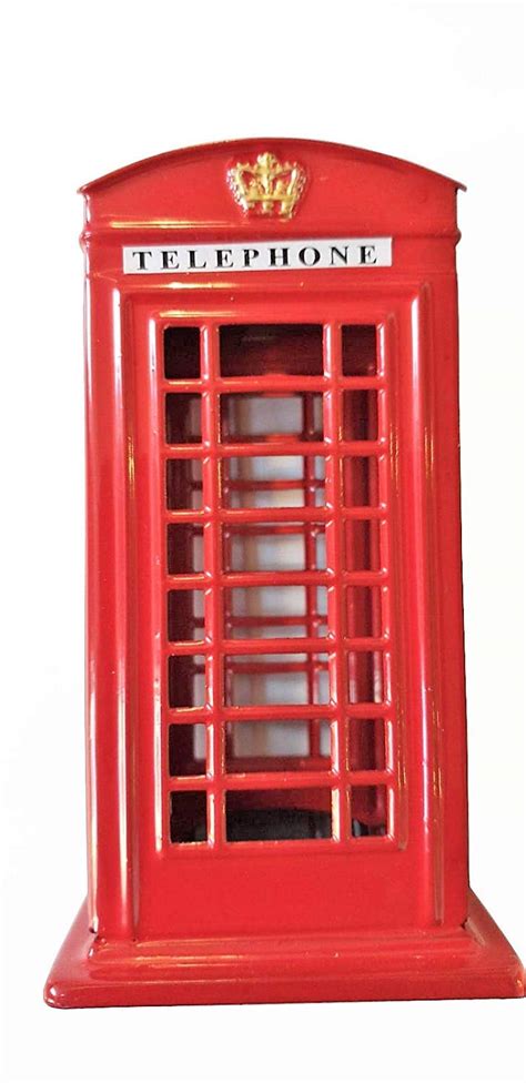 Red Telephone Box Money Box 